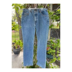 Levi's Orange Tab Denim Jeans High Waist Taper 5 Pocket Med Wash